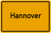 Hannover Ortsschild